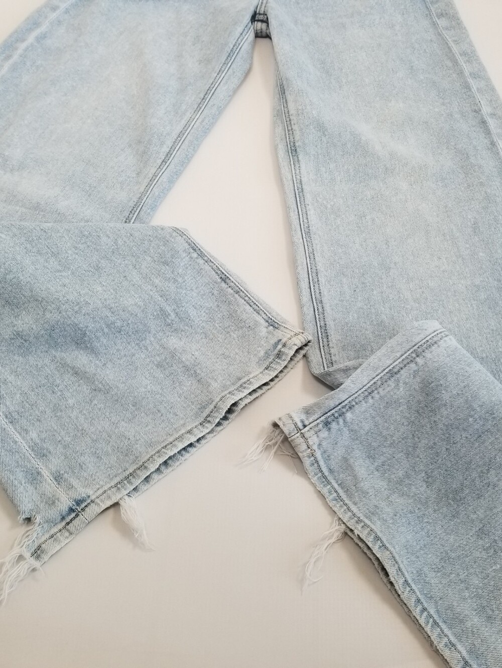 American Eagle Super High-Rise Baggy Wide Leg Jeans Size 00 - Picture 6 of 11